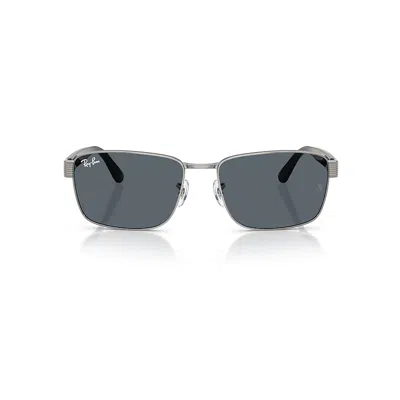 Ray Ban Rb3750 Sunglasses Havana Grey Frame Blue Lenses 62-18