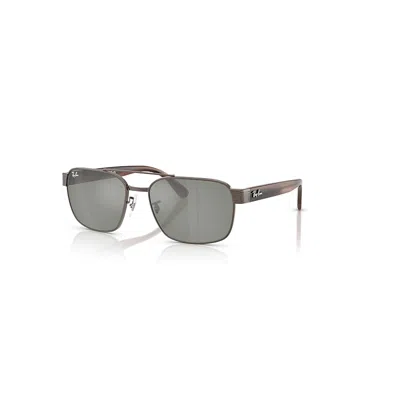 Ray Ban Rb3751 Sunglasses Havana Brown Frame Green Lenses 58-17 In Havana Braun