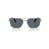 Ray Ban Rb3751 Sunglasses Havana Grey Frame Blue Lenses 58-17 In Havana Grey