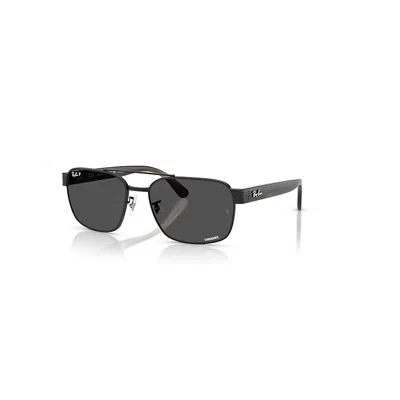 Ray Ban Rb3751ch Chromance Sonnenbrillen Havana Grau Fassung Grau Glas Polarisiert 58-17