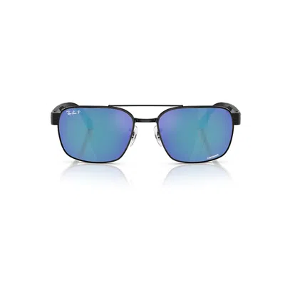 Ray Ban Rb3751ch Chromance Sunglasses Black Frame Grey Lenses Polarized 61-17