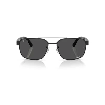 Ray Ban Rb3751ch Chromance Sunglasses Havana Grey Frame Grey Lenses Polarized 61-17