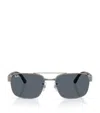 Ray Ban Rb3751 Sunglasses Havana Grey Frame Blue Lenses 58-17 In Silver