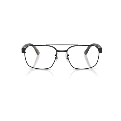 Ray Ban Rb3751v Optics Eyeglasses Havana Grey Frame Clear Lenses Polarized 58-17