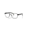 Ray Ban Rb3751v Optics  Havana Grau Fassung Klar Glas Polarisiert 56-17 In Havana Grau
