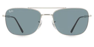 Ray Ban Rb3755 003/r5 Men's Sunglasses Silver Size 59