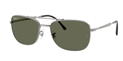 RAY BAN RB3755 POLARIZED 004/58 OCCHIALI DA SOLE GUNMETAL PER UOMO