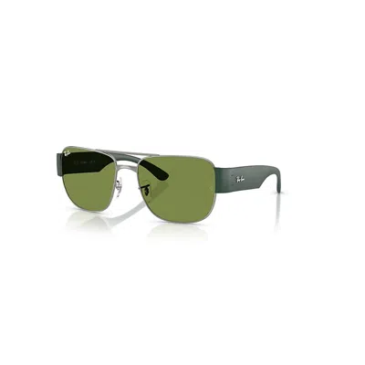 Ray Ban Rb3756 Sunglasses Sand Green Frame Green Lenses 56-18 In Sandgrün