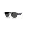 Ray Ban Sunglasses Unisex Rb3756ch Chromance - Sand Dark Blue Frame Grey Lenses Polarized 56-18 In Sand Dunkelblau