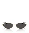 Ray Ban Womens Gold Rb3757 Kai Oval-frame Metal Sunglasses In Gold