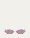 Ray Ban Rb3757 Oval Metal Sunglasses In Pink