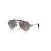 Ray Ban Sunglasses Unisex Rb3762m Scuderia Ferrari Collection Chromance - Matte Gunmetal Frame Grey Lenses P In Matt Gunmetal