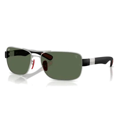 Ray Ban Rb3763 M Sunglasses In Green