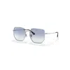 Ray Ban Rb3764d Sonnenbrillen Silber Fassung Blau Glas 59-18 In Silber