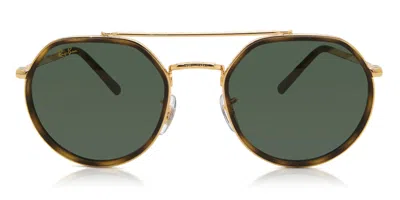 Ray Ban Rb3765 919631 Men's Sunglasses Gold Size 53 In Orange