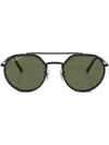 Ray Ban Rb3765 Round-frame Sunglasses In Schwarz