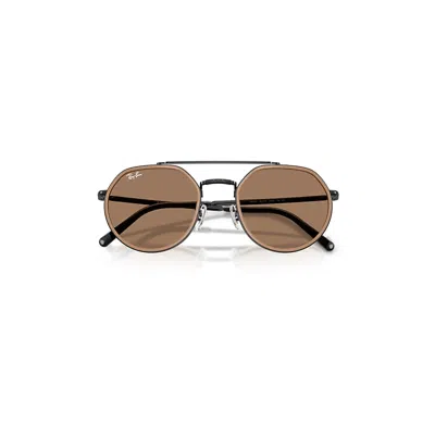 Ray Ban Rb3765 Sunglasses Black Frame Brown Lenses 53-22