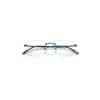 Ray Ban Rb3768v Optics Eyeglasses Blue Frame Clear Lenses Polarized 56-17 In Blue