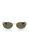 Ray Ban Rb3774d Metal Oval Sunglasses In Multi