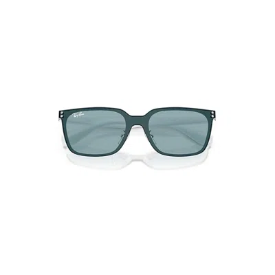 Ray Ban Rb3784d Sunglasses Silver Frame Blue Lenses 01-45