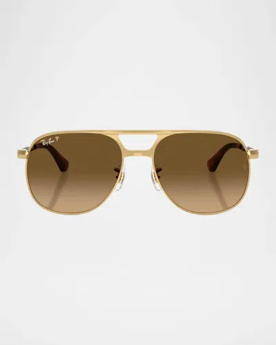 Ray Ban Rb3793 Bill Max 56mm Square Sunglasses In Multi