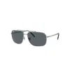 Ray Ban Rb3796 Sonnenbrillen Silber Fassung Blau Glas 62-15 In Silver