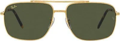 Pre-owned Ray Ban Ray-ban Rb3796 Square Sunglasses, Legend Gold Green, 59 Mm