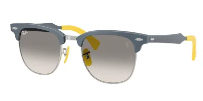 Ray Ban Rb3807m F11232 Men's Sunglasses Blue Size 51 In Gray