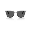 Ray Ban Rb3807m Scuderia Ferrari Collection Chromance Sunglasses Brushed Gunmetal Frame Grey Lenses Polarize In Brushed Gunmetal