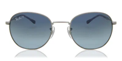 Ray Ban Rb3809 Polarized 004/s3 Men's Sunglasses Gunmetal Size 53 In Neutral