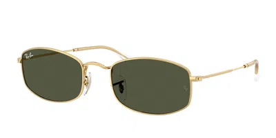 Ray Ban Rb3832 001/31 Occhiali Da Sole Oro Per Uomo In Gold