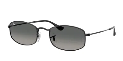Ray Ban Rb3832 002/71 Occhiali Da Sole Neri Per Uomo In Black