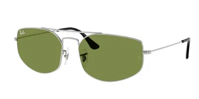 Ray Ban Rb3845 Explorer V 003/4e Men's Sunglasses Silver Size 57 In Neutral