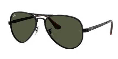 Ray Ban Rb3925 Aviator Max 002/31 Occhiali Da Sole Neri Per Uomo In Black