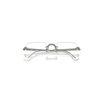 Ray Ban Rb3928v Optics By A$ap Rocky Eyeglasses Grey Frame Clear Lenses Polarized 52-20 In Gray