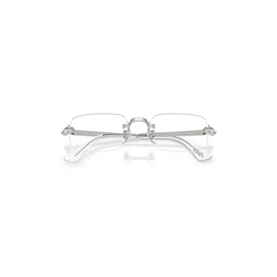 Ray Ban Rb3928v Optics By A$ap Rocky Eyeglasses Silver Frame Clear Lenses Polarized 54-20