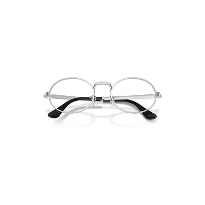 Ray Ban Rb3931v Optics By A$ap Rocky Eyeglasses Silver Frame Clear Lenses Polarized 52-21