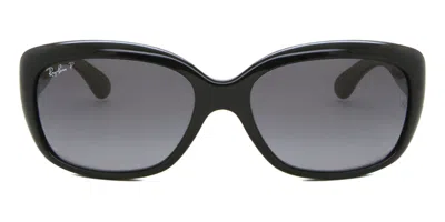 Ray Ban Rb4101 Jackie Ohh Polarized Polarized 601/t3 Women's Sunglasses Black Size 58 In Orange