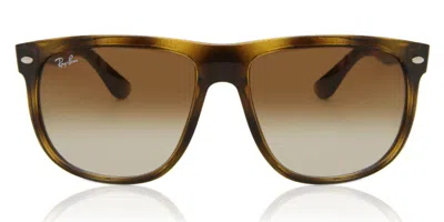Ray Ban Rb4147 Boyfriend 710/51 Occhiali Da Sole Tartarugatishell Per Uomo In Green