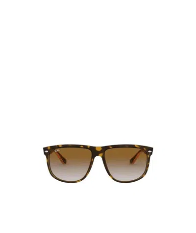 Ray Ban Ray-ban Rb4147 Square Frame Sunglasses In Brown