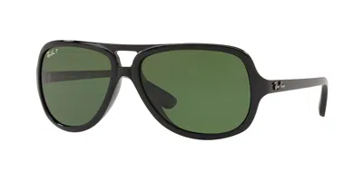 Ray Ban Rb4162 Highstreet Polarized 601/2p Men's Sunglasses Black Size 59