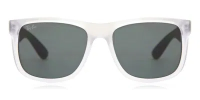 Ray Ban Rb4165 Justin 651287 Occhiali Da Sole Chiari Per Uomo In Transparent