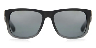 Ray Ban Rb4165 Justin 852/88 Occhiali Da Sole Grigi Per Uomo In Black