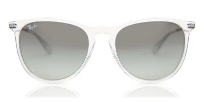 Ray Ban Rb4171 Erika 651611 Occhiali Da Sole Chiari Per Donna In White