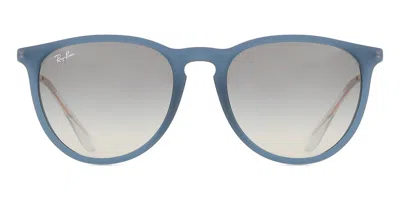 Ray Ban Rb4171 Erika 681311 Women's Sunglasses Blue Size 54 In Gold