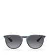 Ray Ban Erika Color Mix Grey Gradient Phantos Ladies Sunglasses Rb4171 60028g 54 In Blue