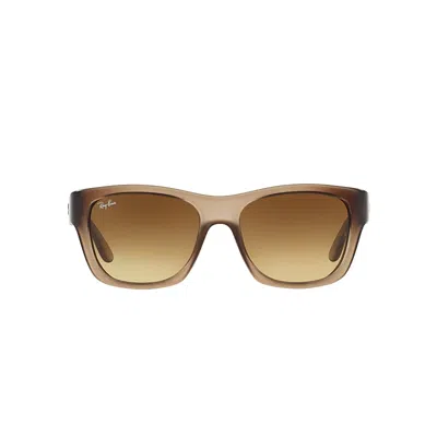 Ray Ban Rb4194 Sunglasses Brown Demi Gloss Frame Brown Lenses 53-17