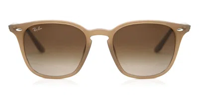Ray Ban Rb4258f Asian Fit 616613 Men's Sunglasses Brown Size 52