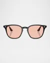 Ray Ban Rb4258f Square Sunglasses In Black