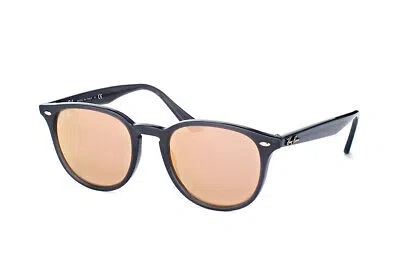 Pre-owned Ray Ban Ray-ban Rb4259 6230/7j Gray Round Orange Mirror 51-20-145mm Unisex Sunglasses